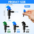 Drip Emitters, 60 Pcs Irrigation Drippers Garden Flag Drip System Parts, 3 Sizes, 1 GPH, 2 GPH, 4 GPH for Home Garden Trees and Shrubs Watering, 3...