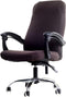 WOMACO Printed Office Chair Covers, Stretch Computer Chair Cover Universal Boss Chair Covers Modern Simplism Style High Back Chair Slipcover (Coff...