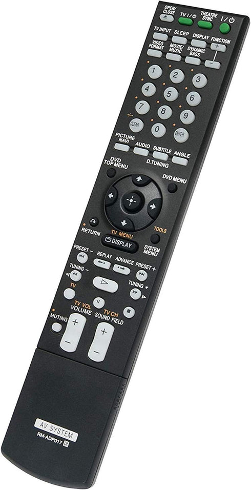 New RM-ADP017 Remote Control Compatible with Sony DVD Home Theatre System SS-WS77 DAV-DZ7T HCD-DZ7T DAV-DZ1000 DAV-DZ850M HCD-DZ1000 DAV-DZ850KW H...