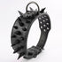 Sharp Spiked Studded Dog Collar - Stylish Leather Dog Collars - 2 Inch in Width Fit for Medium & Large Dogs - Such as Pitbull Mastiff - Black Rive...