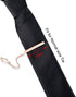 HONEY BEAR Mens Tie Clip with Chain for Normal Size Tie Gift 5cm...