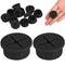 12 Pcs Cable Cord Grommet Silicone Cable Grommet 3/4" Wire Hole Cover Cable Management Wire Organizer Cable Pass Through Desk Grommet for Table, C...