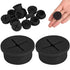 12 Pcs Cable Cord Grommet Silicone Cable Grommet 3/4" Wire Hole Cover Cable Management Wire Organizer Cable Pass Through Desk Grommet for Table, C...