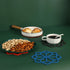 Set of 4 Flower Shaped Silicone Trivet Mat/Coasters & Hot Pads, Hot Drink Coasters, Coffee Coasters, Washers for Hot Dishes, Non-Slip Heat-Resista...