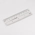 Film Flexible Ruler 4 Inch 0.5mm Scale PET Plastic Folding Straight Ruler Calibration Soft Ruler Measuring Tool for Factory, Transparent...