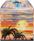 Palm Tree Sunset Dust Cover for Meat Slicer,Deli Slicer,Food Slicer,Waterproof Foldable Cover Kitchen Small Appliances Dust Cover with Handle...