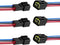 6 Pin Waterproof Connector,Waterproof Electrical Car Auto Wire Connector,16AWG Male Female Quick Disconnect Wire Connectors for Car Truck Motorcyc...