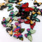 AKOAK 50 Pcs Butterfly Wood Button Retro Ancient Ways Manual Special Butterfly Button Dazzle Color Adornment Button Dress Acts The Role of Article...