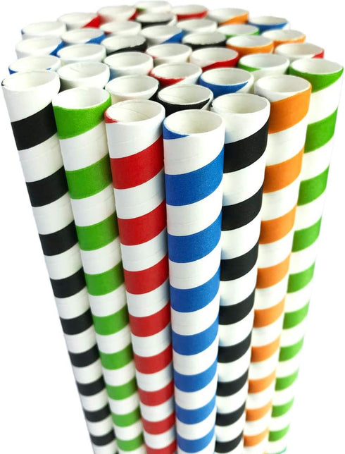 Boba Straws, Smoothies Straw Disposable Extra Large 0.5" 1/2" 12mm Wide Paper Straws for Slushy Jumbo Thick Shakes Bubble Tea Tapioca Pearls Showe...
