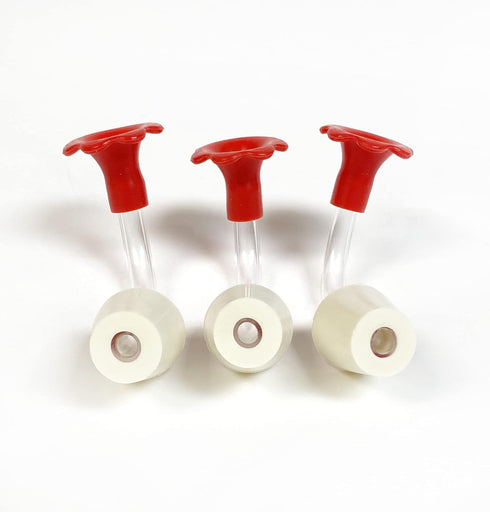 National Artcraft® RED Floral-Style Hummingbird Feeder Tubes - Make Your Own Hummingbird Feeder (Pkg/3)...