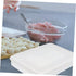 HOMSFOU 2pcs Dumpling Box Containers for Fridge Large Plastic Container Flat Storage Bins Stackable Food Storage Containers Refrigerator Box Dumpl...