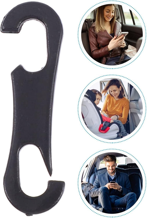 SUPVOX 200pcs Cushion s Double Hook Vehicle Seat Cover Hook Auto Cover Hooks Auto Seat Cover Hook Car Seat Cushions Automotive Accessories Plastic...