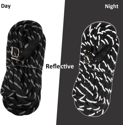 Long Slip Lead Dog Leash Reflective Anti-Choking 12FT/20FT/30FT/50FT Rope Training Leash for Medium Dogs Small Puppy Pets...