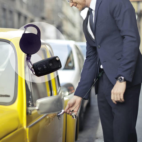 Retractable Key Chain Key-Rings - Heavy Duty Key Holder Belt Clip with Multitool Carabiner, Retractable Keychain Key Holder-Rings/Carabiner, 25 In...