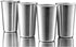 4 Pack Stainless Steel Cups, 16oz Pint Cup Tumbler, Premium Metal Drinking Glasses - Stackable Durable Cup...