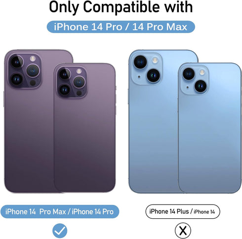 ivoler 4-Pack Camera Lens Protector for iPhone 14 Pro Max, iPhone 15 Pro Max 6.7'', iPhone 15 Pro,iPhone 14 Pro 6.1'' Tempered Glass Camera lens S...