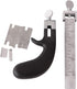 Aluminum Alloy Strip and Strap Leather Belt Cutter Leather Hand Cutting Tool with 3 Blades...