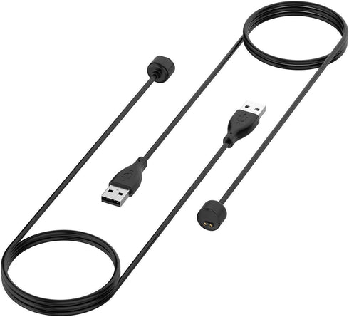 Compatible with Xiaomi Mi Band 5 Charger, Xiaomi Mi Band 5 6 7 USB Magnetic Charging Cable Replacement Charge Cord Dock 1.64ft / 50cm (2)...