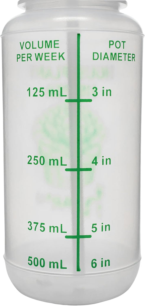 2PK Houseplant Helper Plant Water Bottle, 16oz -Weekly Irrigation Scale Printed on Side - Plant Watering Devices, Succulent Watering Bottle, Indoo...
