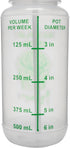 2PK Houseplant Helper Plant Water Bottle, 16oz -Weekly Irrigation Scale Printed on Side - Plant Watering Devices, Succulent Watering Bottle, Indoo...