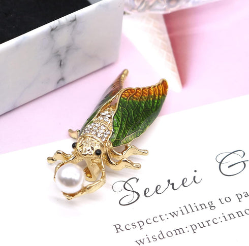 Pretty Owl Crystal Brooch Pins Elegant Rhinestone Animal Statement Brooches Fashion Jewelry Accessories for Women Men Gift...