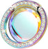 Iridescent Glitter Bling Bling Phone Ring Holder,Sparkle Phone Ring Grip Artificial Stand with Flat Diamond,Flat Rhinestone Cell Finger Ring for P...