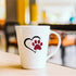 Dog Paw Stencils, Small and Large Bear Heart Paw Stencil Template Reusable Stencils for Painting on Wood Wall Furniture Home Decor (9 pcs paw)...