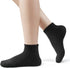 Womens Athletic Ankle Socks Cotton Thick Cushion Low Cut Running Sport Tab Socks 6 Pack...