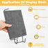 8 Pack Plate Stands for Display, 6 Inch Metal Square Picture Frame Easel Stands for Plates, Book, Photo Easel ( Black )...