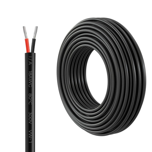 FIRMERST 18/2 Tinned Copper Insulation Electrical Wire 100 Feet...