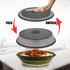 Collapsible Microwave Cover for Food Microwave Splatter Cover Dishwasher Safe,BPA Free,10.5 inch,Gray...