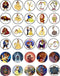 30 x Edible Cupcake Toppers – The Beast's Redemption Themed Collection of Edible Cake Decorations | Uncut Edible on Wafer Sheet...