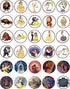 30 x Edible Cupcake Toppers – The Beast's Redemption Themed Collection of Edible Cake Decorations | Uncut Edible on Wafer Sheet...