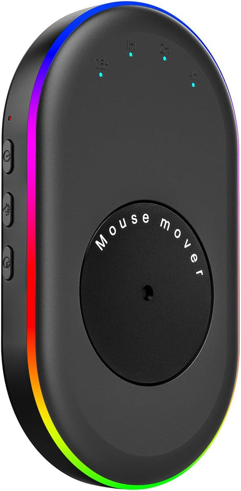 Neises Mouse Jiggler with Power Adapter and ON/Off Switch Mouse Mover Simulator, Driver-Free Mouse Movement Simulation for Computer Awakening Mous...