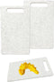 2 Pcs Cutting Board for Kitchen Small Mini Plastic Granite Color Cutting Board Dishwasher Safe Cutting Boards for Food Prep, Fruits, Vegetables wi...