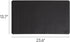 Smead Desk Pad, Vegan Leather Desk Mat with Non-Slip Faux Suede Backing, Perfect Desk Organizer for Office Decor, 23.6” x 13.7” Small, Charcoal (6...
