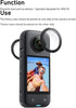 VBESTLIFE Dual Lens Guards, Upgrade Lens Guard for Insta360 ONE X3, High, for Insta360 One X3 Sports Camera Accessories X3 Lens Protector...