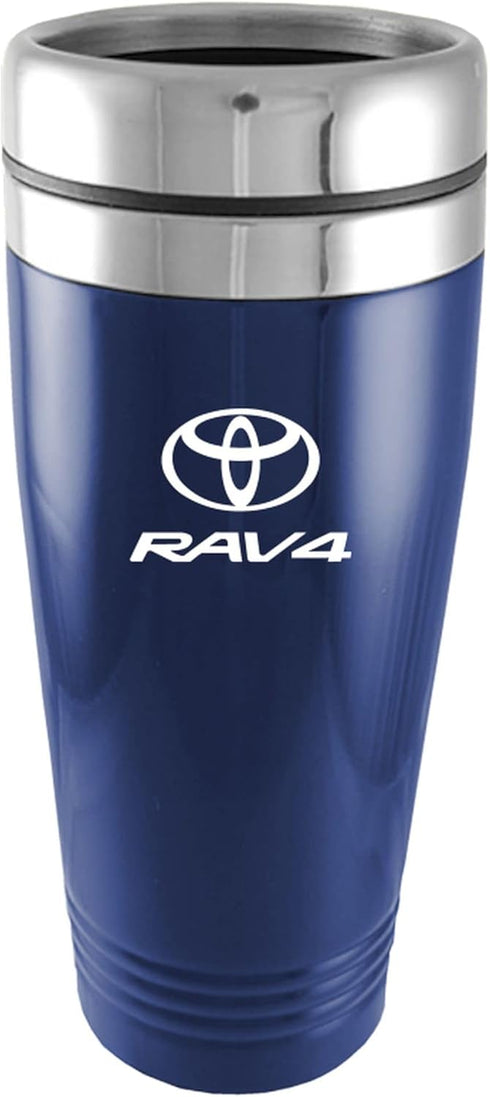 AU-TOMOTIVE GOLD Travel Mug for Toyota RAV4 (Blue)...