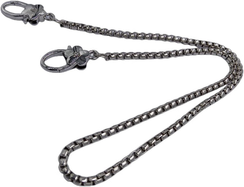 Replacement Metal Purse Chain Strap Handle Shoulder Crossbody Handbag Silver 47.24inch...