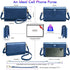nuoku Women Small Crossbody Bag Cellphone Purse Wallet with RFID Card Slots 2 Straps...