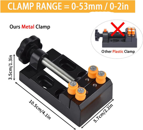62 Pieces Pin Vises Hand Drill Bits Set Micro Twist Manual Rotary Hobby Drill Tools with Clamp for Jewelry Making, Craft Carving, DIY, Woodworking...