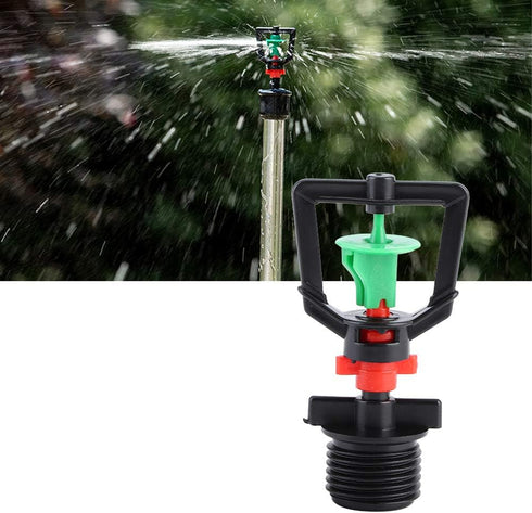Irrigation Sprinkler, 20Pcs Irrigation Nozzle G1/2 Micro Garden Watering Spray Head Misting Nozzle for Garden Yard Lawn...