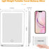 Rechargeable Travel Makeup Mirror 72 LED Lighted Makeup Mirror Travel Mirror Compact Slim LED Vanity Mirror with Lights Lighted Makeup Mirror with...
