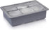 Viski Whiskey Ice Cube Tray with Lid, Large Makes Six 2-Inch Ice Molds, Perfect for Cocktails, Whiskey, Bourbon, and More, Stackable Silicone Mold...