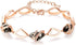 Leafael Wish Stone Link Charm Bracelet with Birthstone Crystals, Rose Gold Plated or Silver-tone, 7"+2"...