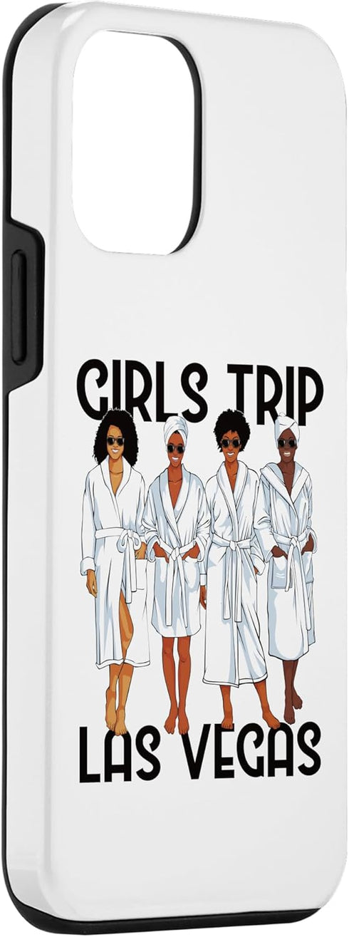 iPhone 12 mini Girls Trip 2024 Las Vegas For Black Melanin Women Spa Relax Case...