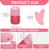 AURUZA Ice Face Roller and Gua Sha Set, Ice Roller for Face & Eye Puffiness Relief Beauty Facial Rollers Mold Icing Massage Skin Care Tools for Br...