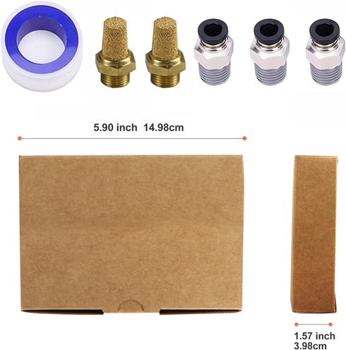 GHM PNEUMATIC 1/4"NPT 5 Way 2 Postion Lever Operated Valve Pneumatic Manual Valve Manual Control 4H210-08...