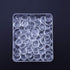 HAUTOCO 90pcs 20mm Glass Dome Cabochons Clear Round Cabochon Tiles, Non-calibrated Round 0.79 inch/20mm for Rings Cameo Pendants Bookmarks Bracele...