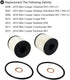 2 PCS Engine Oil Filter Kit Replace 11427622446 Compatible with Mini Cooper Clubman Countryman Paceman Hardtop Cabrio Coupe Roadster R55 R56 R57 R...